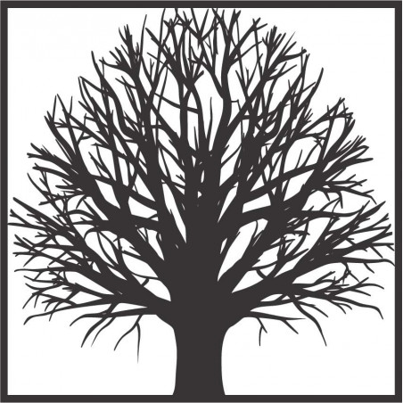 Drewniany obraz ściany drzewa z drzewa sklejki GEMER