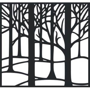 Obraz ścienny wyrzeźbiony ze sklejki drewnianej Topoľ Lube 2