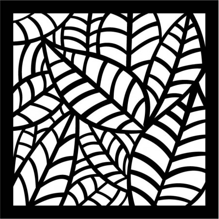 Malowidło ścienne wykonane z drewnianej sklejki, topolowa paproć Malowidło ścienne wykonane z drewnianej sklejki, topolowa paproć