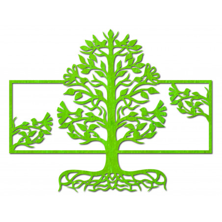 Drewniany obraz ścienny korzenie drzewa wykonany ze sklejki topoli MALFEL Drewniany obraz ścienny korzenie drzewa wykonany ze sklejki topoli MALFEL