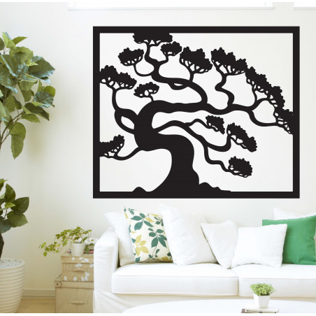 Drewniany obraz na ścianie sklejki drewnianej bonsai DRAZSKA Drewniany obraz na ścianie sklejki drewnianej bonsai DRAZSKA