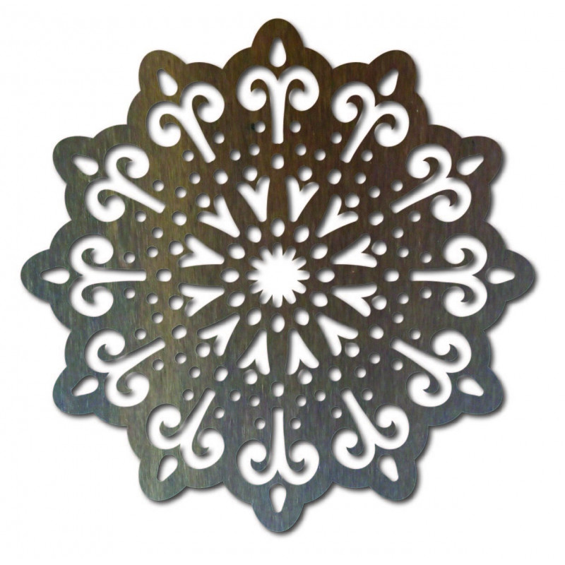 nowoczesny obraz ścienny kwiat wykonany ze sklejki