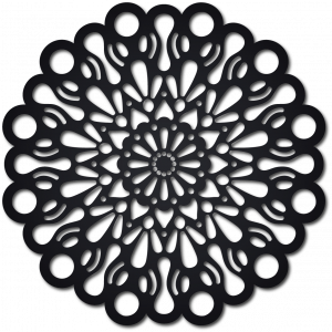 STYLESA Drewniany obraz ścienny wykonany ze sklejki ORFEA PR0224 czarny 2