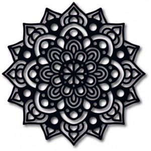 Nowoczesne malowanie ścienne wykonane z drewna sklejkowego 2