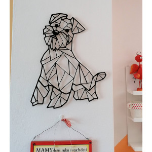 STYLESA Drewniane zdjęcie na ścianie HAFINKO PR0228 czarny 2