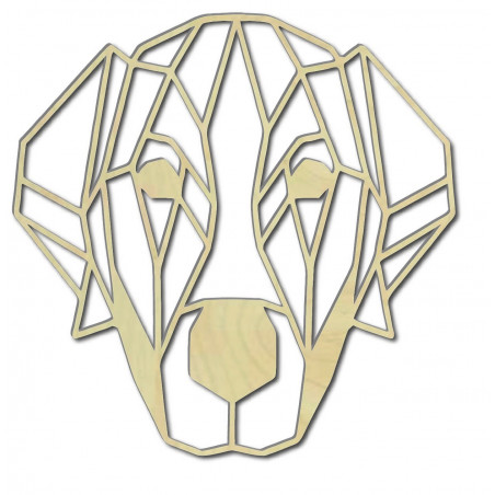 STYLESA nowoczesny obraz ścienny pies ze sklejki PR0229 HAFFF czarny STYLESA nowoczesny obraz ścienny pies ze sklejki PR0229 HAFFF czarny