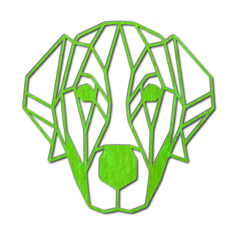 STYLESA nowoczesny obraz ścienny pies ze sklejki PR0229 HAFFF czarny