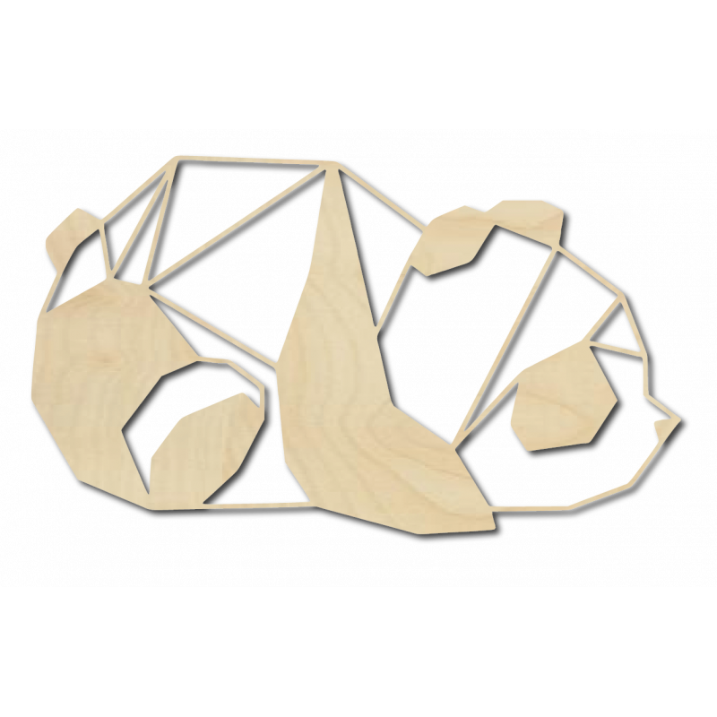 Sztuka ścienna z pandą