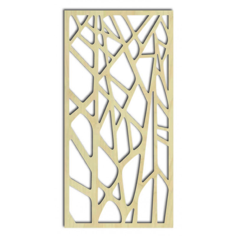 Rzeźbiony drewniany obraz ścienny wykonany ze sklejki HUGO