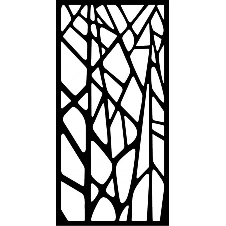 Rzeźbiony drewniany obraz ścienny wykonany ze sklejki HUGO Rzeźbiony drewniany obraz ścienny wykonany ze sklejki HUGO