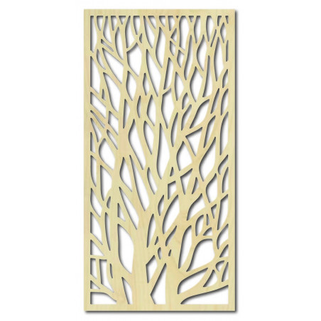 Rzeźbiony drewniany obraz ścienny wykonany ze sklejki FORGER Rzeźbiony drewniany obraz ścienny wykonany ze sklejki FORGER