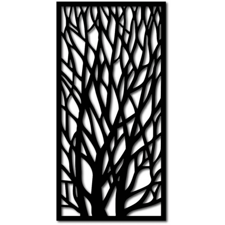 Rzeźbiony drewniany obraz ścienny wykonany ze sklejki FORGER Rzeźbiony drewniany obraz ścienny wykonany ze sklejki FORGER