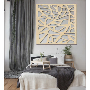 Rzeźbiony obraz ścienny wykonany ze sklejki drewnianej HORLAT
