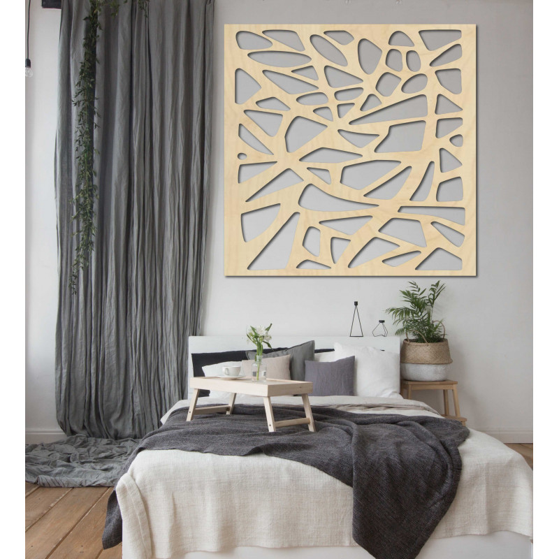 Rzeźbiony obraz ścienny wykonany ze sklejki drewnianej HORLAT