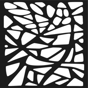 Rzeźbiony obraz ścienny wykonany ze sklejki drewnianej HORLAT 2