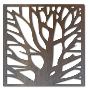 Rzeźbiony obraz na ścianie drewnianej sklejki HORLATF 2