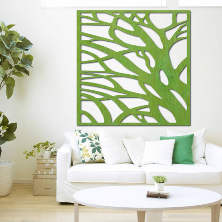 Rzeźbiony obraz ścienny ze sklejki drewnianej LASLO Rzeźbiony obraz ścienny ze sklejki drewnianej LASLO