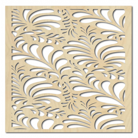 Rzeźbiony drewniany obraz ścienny ze sklejki kwiat LUPENE Rzeźbiony drewniany obraz ścienny ze sklejki kwiat LUPENE