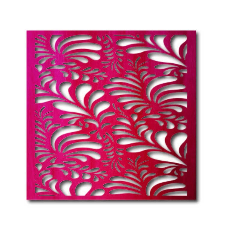 Rzeźbiony drewniany obraz ścienny ze sklejki kwiat LUPENE