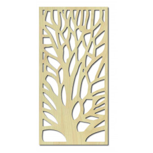 Obraz ścienny wyrzeźbiony ze sklejki drzewa GUTE 2