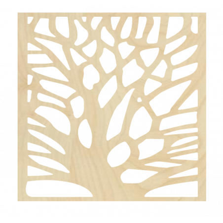 Rzeźbiony obraz ścienny z drewnianej sklejki ORZECH Rzeźbiony obraz ścienny z drewnianej sklejki ORZECH