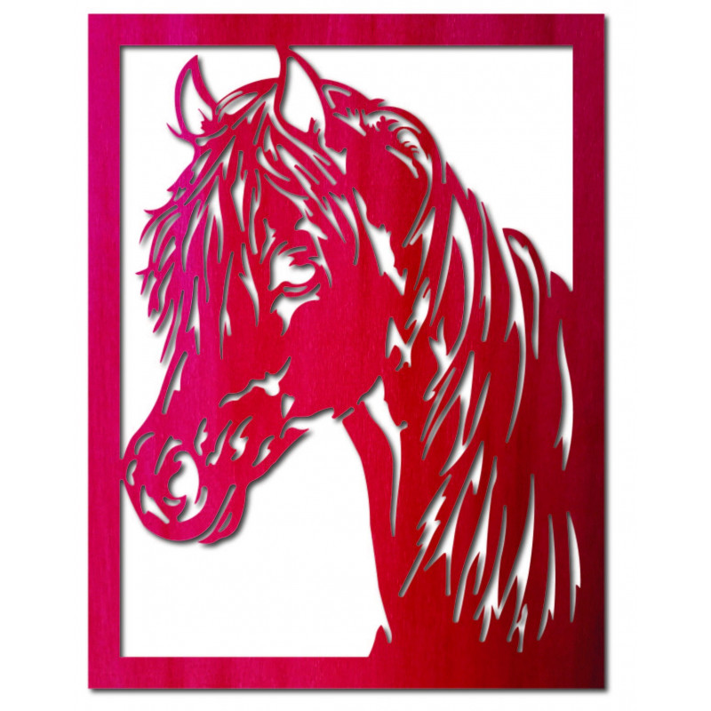 Rzeźbiona sklejka drewniana, malowidło ścienne...