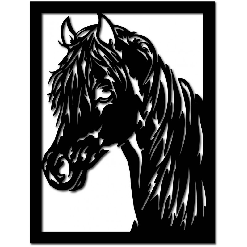 Rzeźbiona sklejka drewniana, malowidło ścienne...