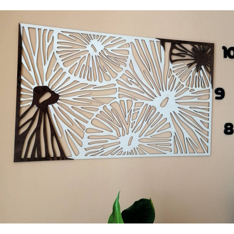 Rzeźbiony obraz ścienny z drewnianej sklejki w...