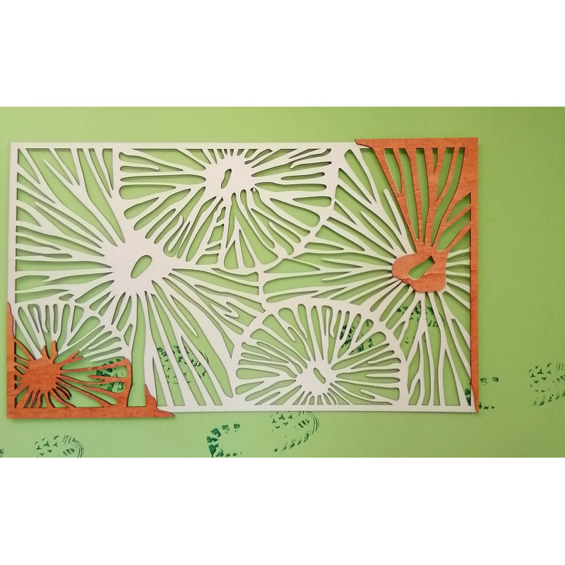 Rzeźbione malowidło ścienne - ALENKA