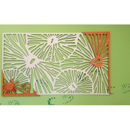 Rzeźbione malowidło ścienne - ALENKA