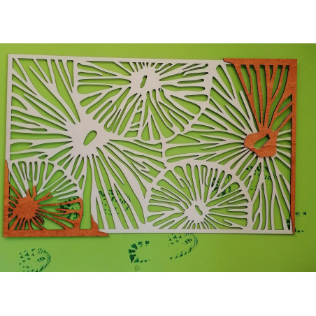 Rzeźbione malowidło ścienne - ALENKA