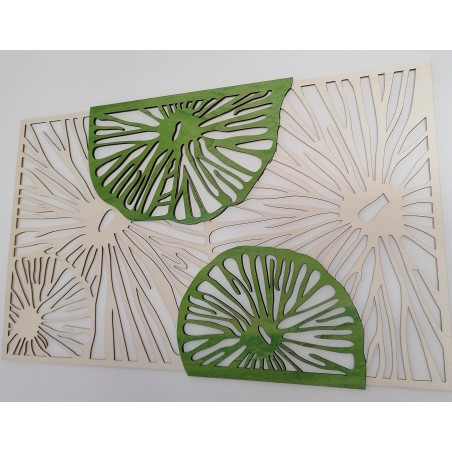 Rzeźbione drewniane drzewo ze sklejki, oryginalna topola