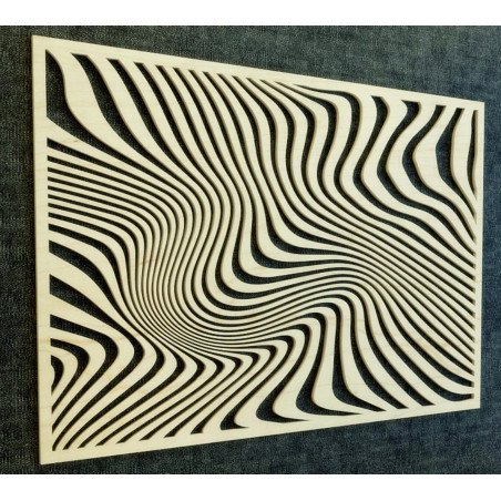 Magiczny obraz ścienny wykonany z drewnianej sklejki Magiczny obraz ścienny wykonany z drewnianej sklejki