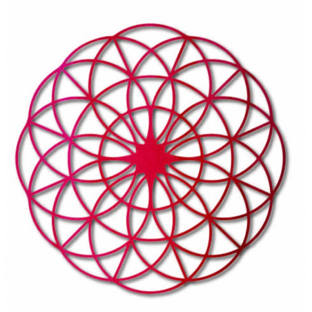Magiczna drewniana mandala na ścianę - Koła I średnica FI 50, 60, 70, 80, 90, cm