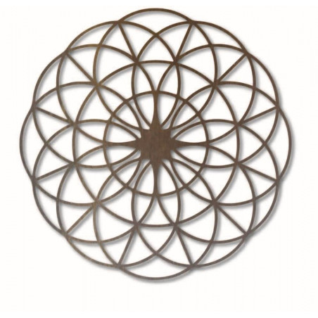 Magiczna drewniana mandala na ścianę - Koła I średnica FI 50, 60, 70, 80, 90, cm