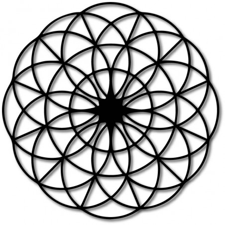 Magiczna drewniana mandala na ścianę - Koła I średnica FI 50, 60, 70, 80, 90, cm